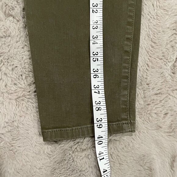 Torrid Women's Jegging Super Soft Olive Green Size 20R - Zipper Accents Career - Picture 9 of 10